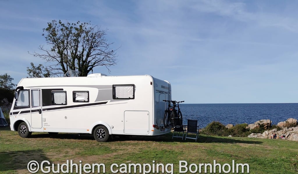 Gudhjem camping bornholm camper